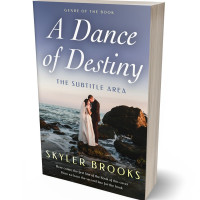 3D view of Premade Romance Book Cover - Pale Sky