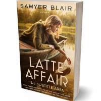 3D view of Premade Literary Fiction Book Cover - Deep Oak