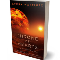 3D view of Premade Science Fiction Book Cover - Hot Cinnamon