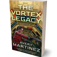 3D view of Premade Science Fiction Book Cover - Birch