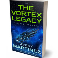 3D view of Premade Science Fiction Book Cover - Black Pearl