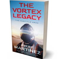 3D view of Premade Science Fiction Book Cover - Loblolly