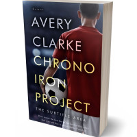 3D view of Premade Sports & Fitness Book Cover - Cocoa Brown