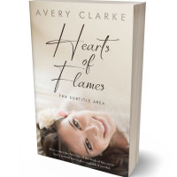 3D view of Premade Romance Book Cover - Pearl Bush