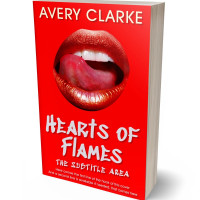 3D view of Premade Erotica Book Cover - Red