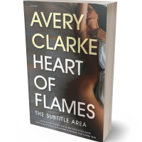 3D view of Premade Erotica Book Cover - Fuscous Gray