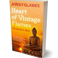 3D view of Premade Religion & Spirituality Book Cover - Yellow Orange