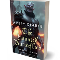 3D view of Premade Fantasy Book Cover - Shark