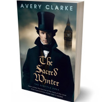 3D view of Premade Historical Book Cover - Bison Hide