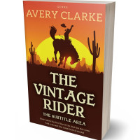 3D view of Premade Western Book Cover - Anzac