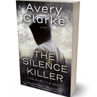 3D view of Premade Horror Book Cover - Quill Gray