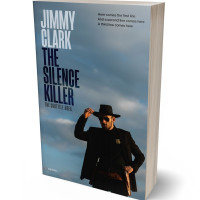 3D view of Premade Action & Adventure Book Cover - Slate Gray