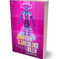 3D view of Premade Mystery & Thriller & Suspense Book Cover - Red Violet