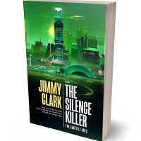 3D view of Premade Science Fiction Book Cover - Green Pea