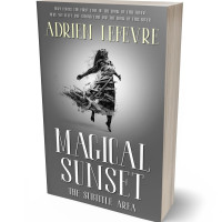 3D view of Premade Mystery & Thriller & Suspense Book Cover - Dove Gray