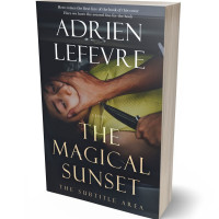 3D view of Premade Mystery & Thriller & Suspense Book Cover - Shark