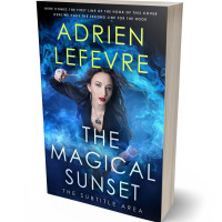 3D view of Premade Fantasy Book Cover - Blue Zodiac