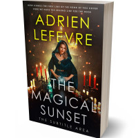 3D view of Premade Fantasy Book Cover - Oil