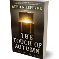 3D view of Premade Fantasy Book Cover - Oil