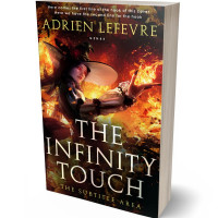 3D view of Premade Abstract Book Cover - Di Serria