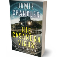 3D view of Premade Action & Adventure Book Cover - Cape Cod