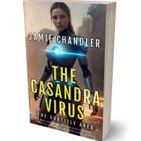 3D view of Premade Apocalyptica Book Cover - Thunder