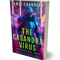 3D view of Premade Science Fiction Book Cover - Port Gore