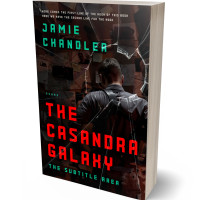 3D view of Premade Mystery & Thriller & Suspense Book Cover - Night Rider