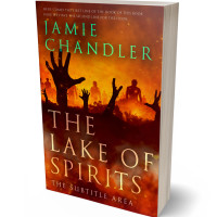 3D view of Premade Horror Book Cover - Kenyan Copper