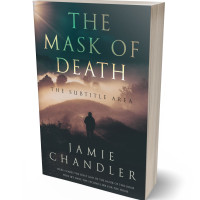 3D view of Premade Mystery & Thriller & Suspense Book Cover - Outer Space