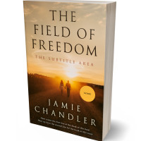 3D view of Premade Romance Book Cover - Tan