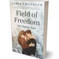 3D view of Premade Romance Book Cover - Quill Gray