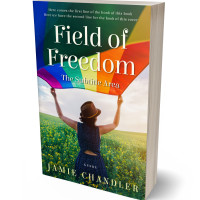 3D view of Premade Nature Book Cover - Calico