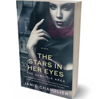 3D view of Premade Mystery & Thriller & Suspense Book Cover - Outer Space