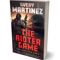 3D view of Premade Apocalyptica Book Cover - Apricot