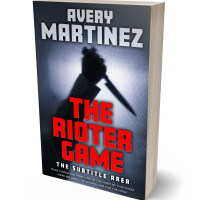 3D view of Premade Mystery & Thriller & Suspense Book Cover - New York Pink