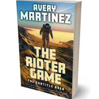 3D view of Premade Science Fiction Book Cover - Double Colonial White