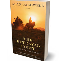 3D view of Premade Action & Adventure Book Cover - Deep Oak