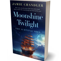 3D view of Premade Historical Book Cover - Ebony