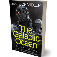 3D view of Premade Science Fiction Book Cover - Shark