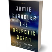 3D view of Premade Science Fiction Book Cover - Shark