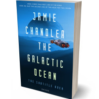 3D view of Premade Science Fiction Book Cover - Black Pearl