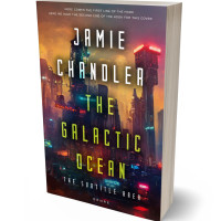 3D view of Premade Science Fiction Book Cover - Thunder