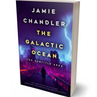 3D view of Premade Mystery & Thriller & Suspense Book Cover - Violet