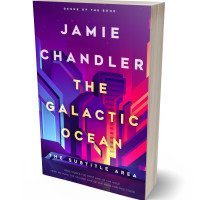 3D view of Premade Science Fiction Book Cover - Windsor