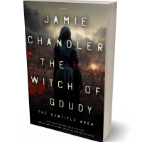 3D view of Premade Fantasy Book Cover - Cocoa Brown