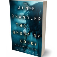 3D view of Premade Mystery & Thriller & Suspense Book Cover - Tiber