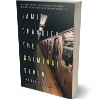 3D view of Premade Mystery & Thriller & Suspense Book Cover - Outer Space