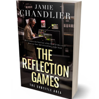 3D view of Premade Mystery & Thriller & Suspense Book Cover - Hampton