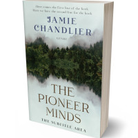 3D view of Premade Nature Book Cover - Rangitoto